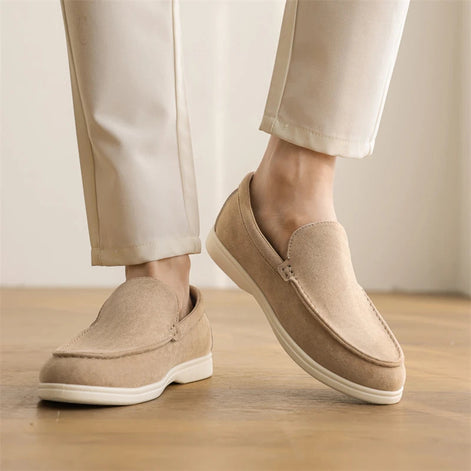 Velmoro Herren-Loafer aus Wildleder – Klassische Slipper für Alltag & Anlass