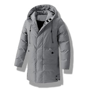 Herren Winter-Steppjacke mit Kapuze – Nordven