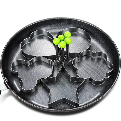 Formiro Bratring-Set – Edelstahlformen für Eier und Pfannkuchen