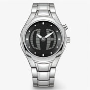 Arvion Herren Armbanduhr mit Edelstahlarmband und Quarzwerk