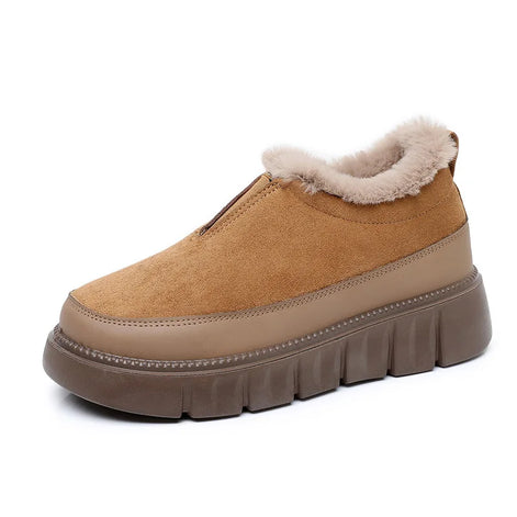 Gefütterte Damen Winterstiefeletten mit Reißverschluss – Velmara