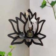 Lotus wandregal für Wandmontage aus Holz