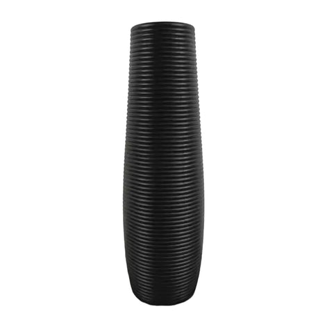 Arvona Standvase 33 cm mit strukturierter Oberfläche