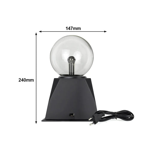 LumiSphere Plasma-Lampe – LED Tischlampe mit Plasmakugel-Effekt