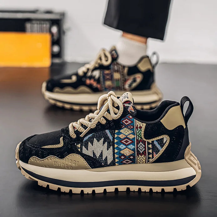 Selvara Unisex Sneaker mit Schnürung und Mesh-Obermaterial