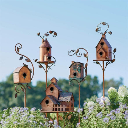 Dekoratives Vogelhaus für Garten und Außenbereiche