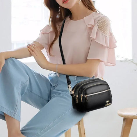 LunaZip Casual Shoulder Bag