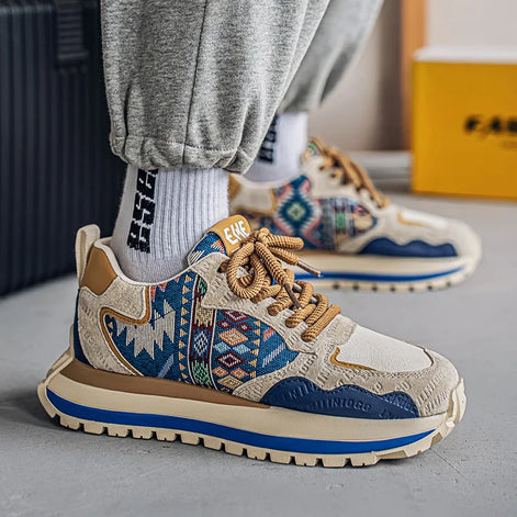 Selvara Unisex Sneaker mit Schnürung und Mesh-Obermaterial