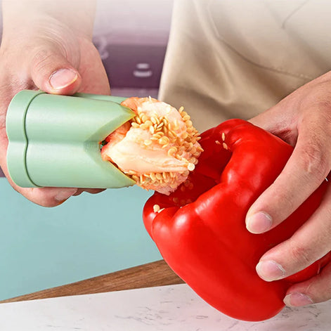 Corexa 2-in-1 Paprika- und Gemüsekernentferner