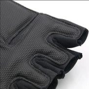 Griprex Half-Finger Sporthandschuhe aus Baumwolle und Synthetikleder