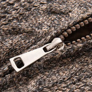 Damen Winterjacke mit Strickkragen und wattierter Füllung – Alvessa