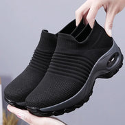 Damen Slip-On Schuhe aus Mesh mit Gummisohle – Melviora