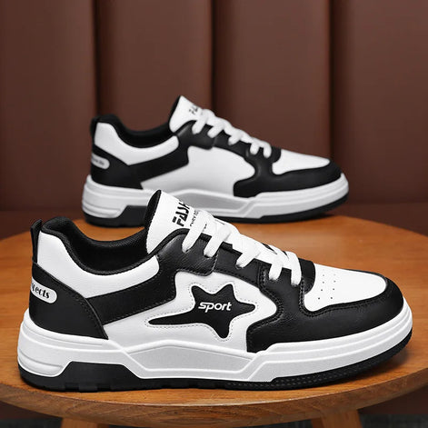 Renvaro Herren Sneaker mit Schnürung und rutschfester Sohle