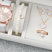 Varela Schmuckset – Set mit analoger Quarzuhr und variierendem Zubehör