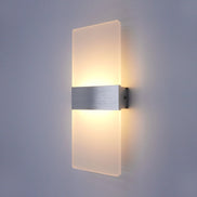 Liravon LED Wandleuchte Aluminium Acryl Innenwandlampe