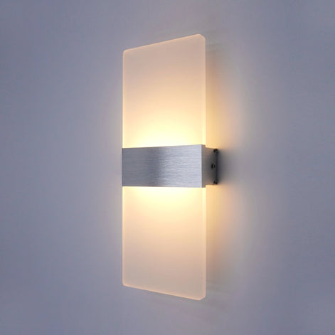 Liravon LED Wandleuchte Aluminium Acryl Innenwandlampe