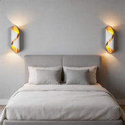 Arvion LED Wandleuchte Spiraldesign 6W Warmweiß Innen und Außen