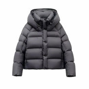 Larine Kurzjacke für Damen – Gefütterte Kapuzenjacke für Herbst und Winter