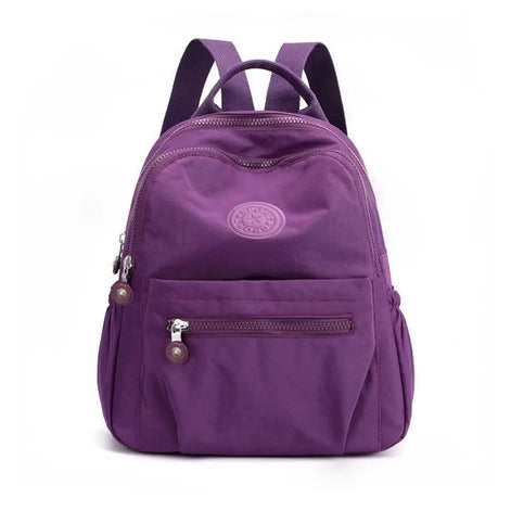 Kompakter Nylon-Rucksack mit Reißverschluss