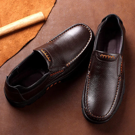 Ravello Herren Leder Loafer Slip-On