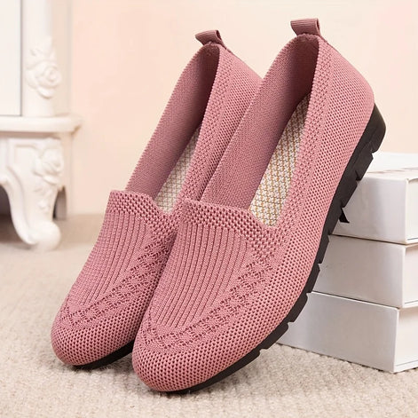 Velmira Damen Slip-On Loafer mit rutschfester Gummisohle