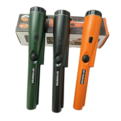 Trexor Handheld Metall Detektor mit LED-Licht und 360° Suchfunktion