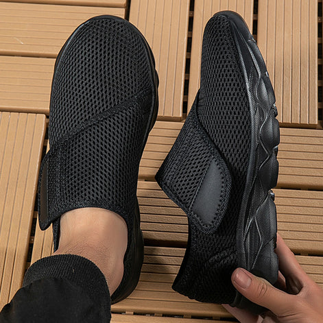 Velmira Damen Sneakers mit Klettverschluss – leichte Mesh Freizeitschuhe