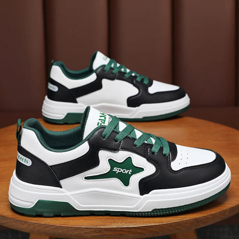 Renvaro Herren Sneaker mit Schnürung und rutschfester Sohle
