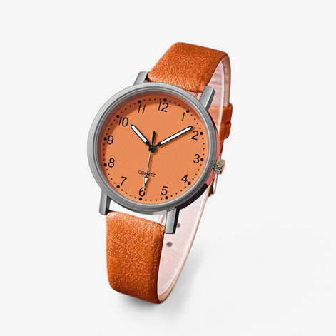 Elorisse Damen Armbanduhr mit minimalistischem Zifferblatt und verstellbarem Armband