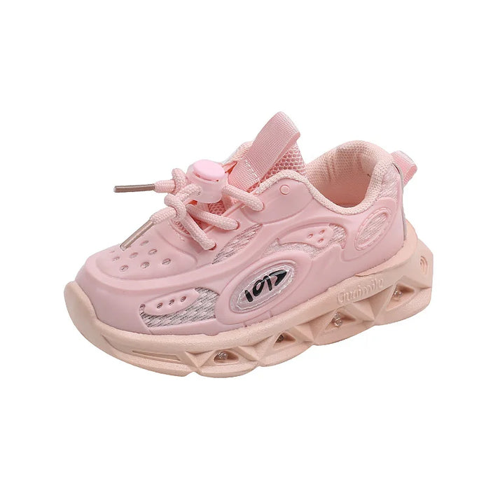 NovaGlow Kinder LED Sneakers mit Schnürverschluss