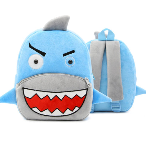 Kinder-Rucksack aus Plüsch mit Tiermotiv