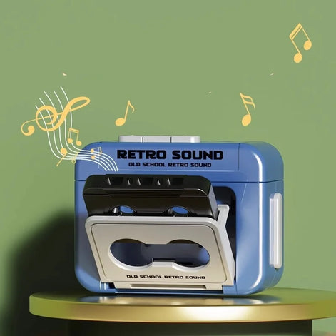 Tapevox Retro Kassetten-Schlüsselanhänger mit Aufnahmefunktion