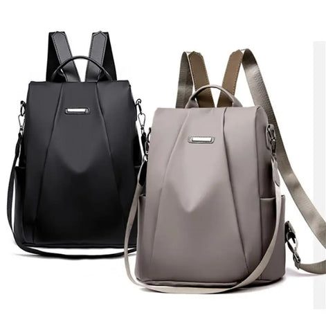 Damenrucksack mit Reißverschluss im schlichten Design