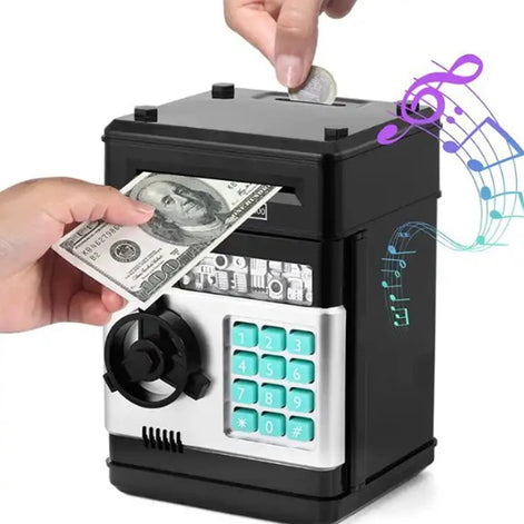 Saviora Mini-Tresor Sparbox mit Passwort und Münzfach