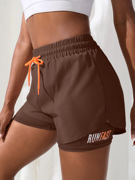 Aerivana Damen Sportshorts High Waist