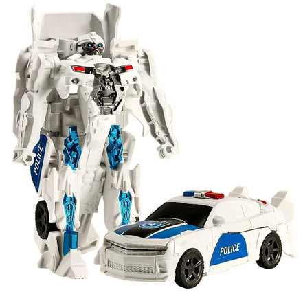 MechaShift Transformationsfigur – Modellspielzeug mit Fahrzeug- und Robotermodus