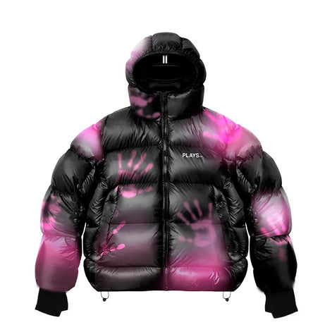 Damen Steppjacke mit Kapuze und Reißverschluss Lorvessa