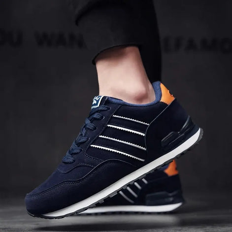 Zenviro Herren Sneaker mit Schnürung und profilierter Sohle