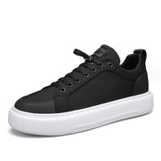 Varento Sneaker mit Schnürung und profilierter Gummisohle – Freizeitschuh mit Textiloberfläch