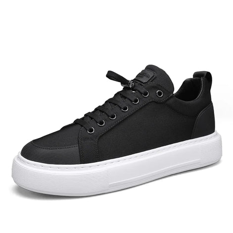 Varento Sneaker mit Schnürung und profilierter Gummisohle – Freizeitschuh mit Textiloberfläch