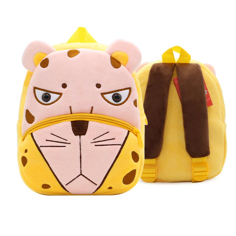 Kinder-Rucksack aus Plüsch mit Tiermotiv