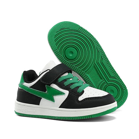 Torvian Kinder Sneaker mit Klettverschluss und rutschfester Sohle