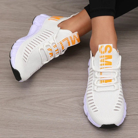 Velion Damen Laufschuhe mit Mesh-Obermaterial und Schnürung