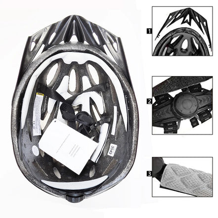Velurion Fahrradhelm mit EPS-Innenschale