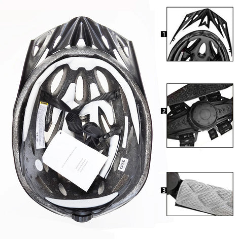 Velurion Fahrradhelm mit EPS-Innenschale