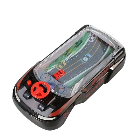 Handheld-Rennspielgerät mit interaktivem Spielkonzept
