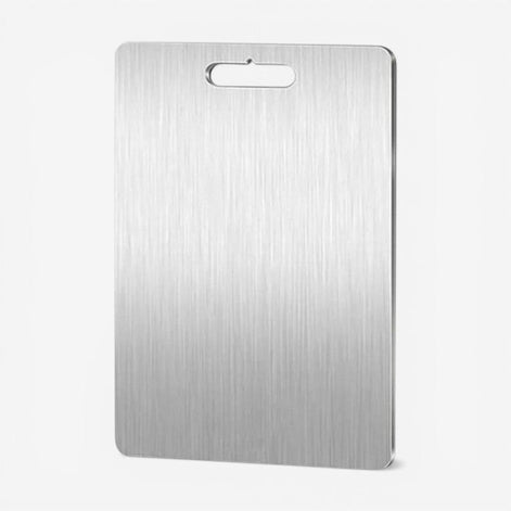 Steelvora Schneidebrett aus Edelstahl mit doppelseitiger Oberfläche