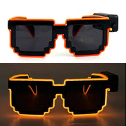 LED Leuchtbrille mit EL-Beleuchtung für Partys und Festivals – Lumivox
