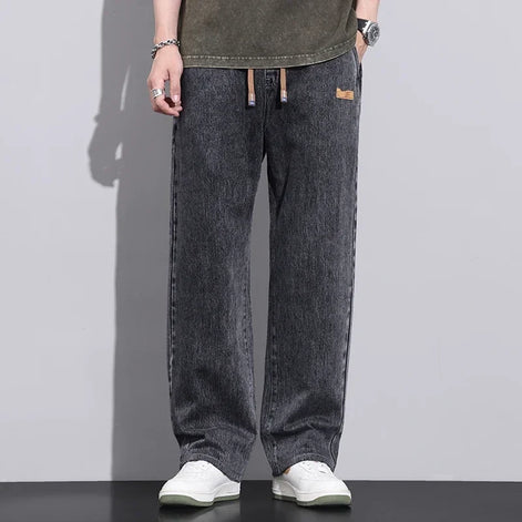 Herren Jeans mit geradem weitem Bein und lockerem Schnitt Taverno