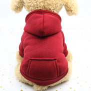 Mirello Hunde-Hoodie aus Polyester für Herbst und Winter